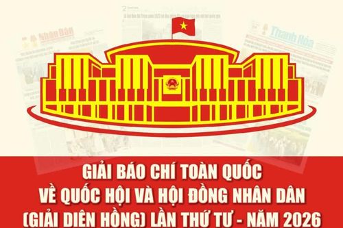 Giải báo chí toàn quốc về Quốc hội và Hội đồng nhân dân (Giải Diên Hồng) lần thứ tư - năm 2026