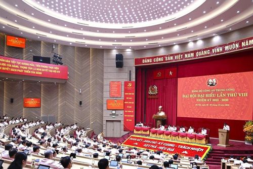 Đại hội đại biểu Đảng bộ Công an Trung ương lần thứ VIII tiếp tục ngày làm việc thứ ba