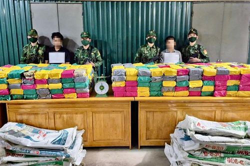 Bắt 2 đối tượng vận chuyển 500kg ma túy qua biên giới