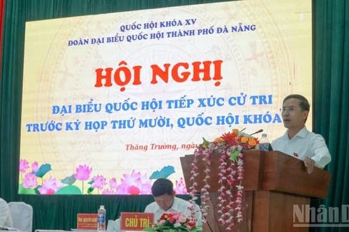 Đà Nẵng: Cử tri xã Thăng Trường kiến nghị nhiều vấn đề liên quan đến an sinh