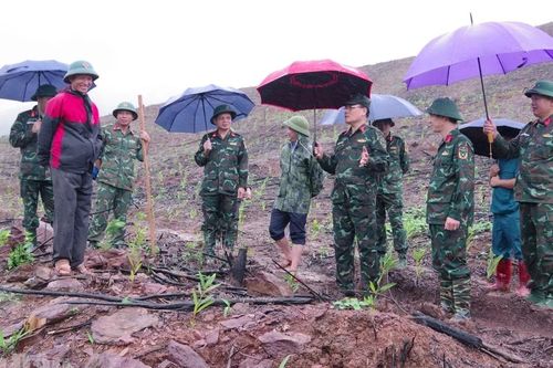 Lực lượng quân sự tỉnh Lạng Sơn tích cực tham gia phòng, chống bão số 11