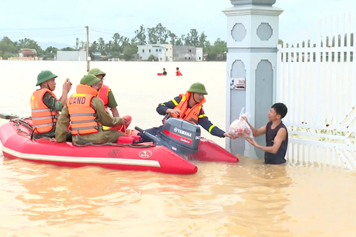 Lực lượng Công an: Quyết tâm ứng phó với thiên tai, bảo đảm an toàn cao nhất cho nhân dân