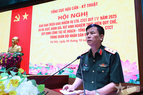 Tổng cục Hậu cần - Kỹ thuật triển khai 6 nhiệm vụ trọng tâm trong hoạt động CTĐ, CTCT