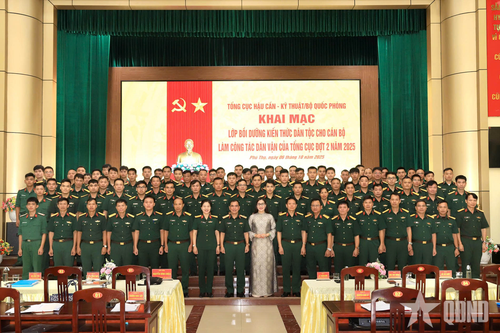 Tổng cục Hậu cần - Kỹ thuật bồi dưỡng kiến thức dân tộc cho đội ngũ làm công tác dân vận