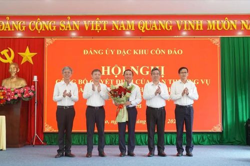 Đồng chí Lê Hoàng Hải giữ chức Bí thư Đảng ủy đặc khu Côn Đảo