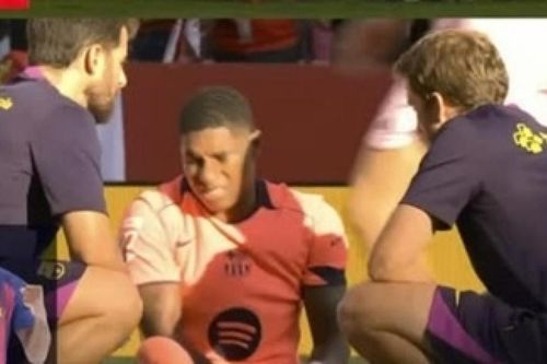 Barcelona hồi hộp chờ kiểm tra chấn thương của Rashford