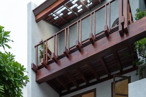 Thiết kế nhà phố đan xen phong cách hiện đại kết hợp với truyền thống