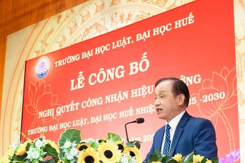 Công bố Hiệu trưởng Trường Đại học Luật, Đại học Huế
