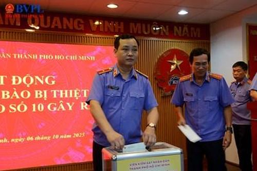 VKSND TP Hồ Chí Minh phát động ủng hộ đồng bào bị thiệt hại do cơn bão số 10 gây ra