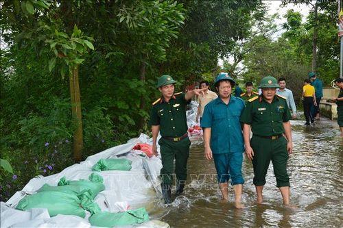 Kiểm tra hoạt động ứng phó, khắc phục hậu quả bão tại Bắc Ninh