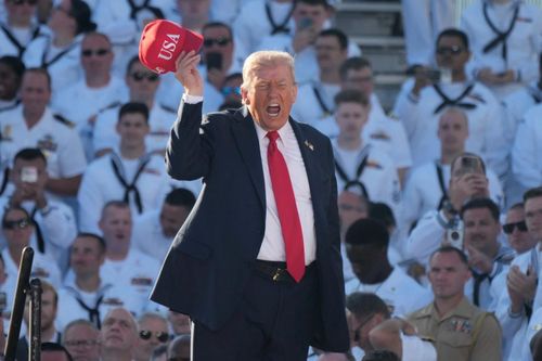 Tổng thống Mỹ Donald Trump tôn vinh sức mạnh Hải quân tại lễ kỷ niệm 250 năm ngày Hải quân Mỹ