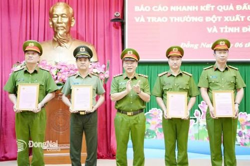 Bộ Công an gửi thư khen lực lượng công an phá nhanh vụ án tại xã Đak Nhau, tỉnh Đồng Nai
