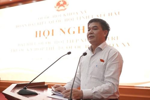Đoàn Đại biểu Quốc hội tỉnh tiếp xúc cử tri tại phường Đoàn Kết
