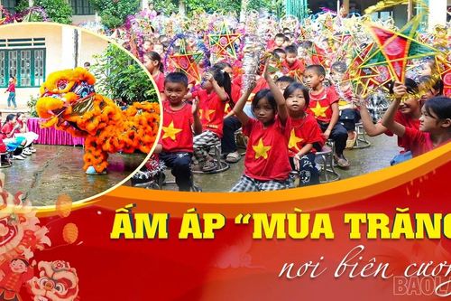 Ấm áp 'mùa trăng' nơi biên cương