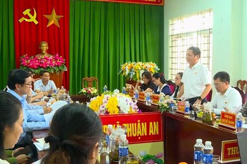 Đoàn ĐBQH Lâm Đồng khảo sát mô hình chính quyền hai cấp tại Thuận An