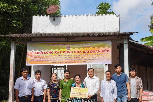 Khởi công Nhà Đại đoàn kết chào mừng Đại hội Đảng bộ tỉnh