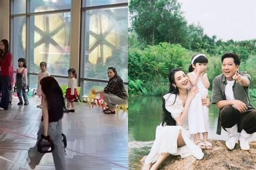 Con gái Trường Giang catwalk khoe suối tóc bóng mượt ai nhìn cũng mê, Nhã Phương dẫn quý tử đến lớp 'dự giờ'