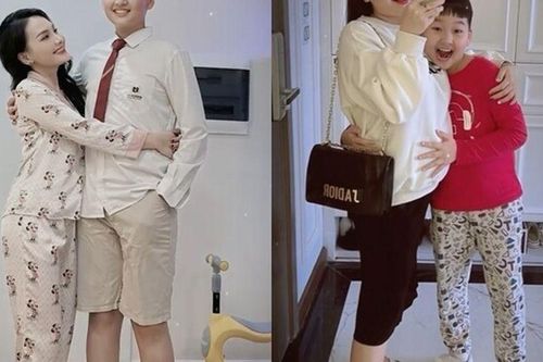 Bảo Thanh khoe quý tử mới lớp 9 đã đạt 1m75, sợ con trai trổ mã cao quá nhìn như 'cột nhà'