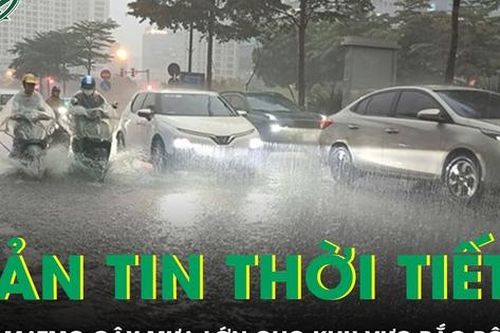 Bản tin thời tiết: Bão Matmo gây mưa lớn cho khu vực Bắc Bộ