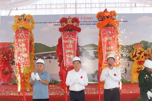 Khởi công dự án Khu di tích lịch sử quốc gia – Địa điểm bắt liên lạc khai thông đường Hồ Chí Minh
