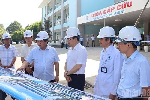 Tập trung thi công hoàn thành dự án sửa chữa, nâng cấp Bệnh viện đa khoa tỉnh Quảng Ngãi