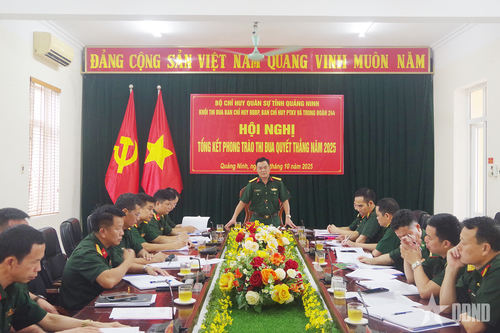 LLVT tỉnh Quảng Ninh: Đẩy mạnh Phong trào Thi đua Quyết thắng