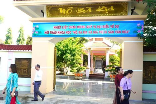 TPHCM tổ chức hội thảo khoa học 'Mộ Bà Rịa và giá trị di sản văn hóa'