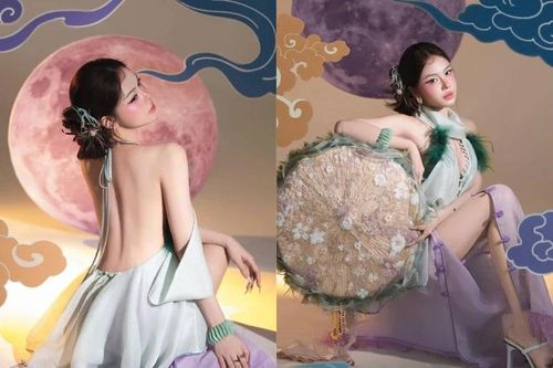 Tiktoker Hà Môi visual 'thần tiên tỷ tỷ' đón Trung thu