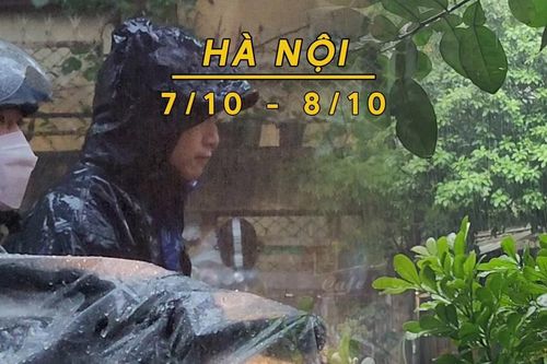 Hà Nội mưa vừa đến mưa to, có thể có dông