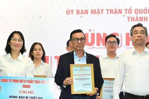 VWS ủng hộ 500 triệu đồng cho đồng bào thiệt hại do bão lũ tại các tỉnh Bắc Bộ và bắc Trung Bộ