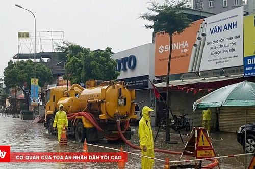 Hà Nội triển khai 4 phương án ứng phó, đảm bảo giao thông tại các vị trí bị ngập nước