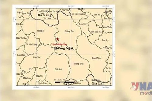 Tỉnh Quảng Ngãi liên tiếp rung chuyển vì động đất
