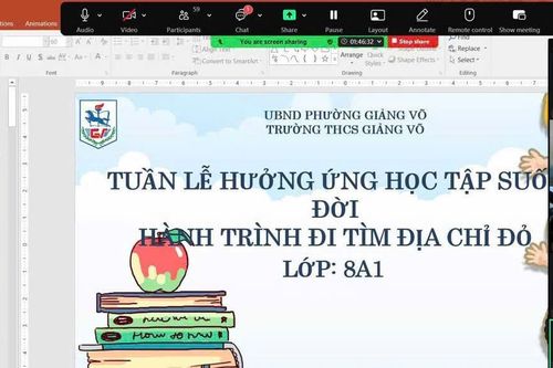Hà Nội mưa lớn, các trường chuyển học trực tuyến