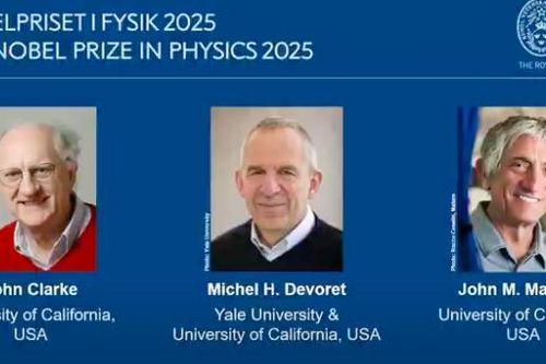 Giải Nobel Vật lý 2025 vinh danh ba nhà khoa học