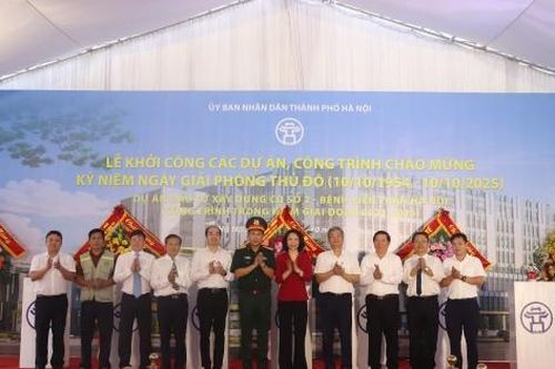 Hà Nội khởi công Bệnh viện Thận cơ sở 2 trị giá gần 748 tỷ đồng