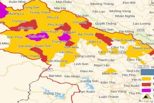 Cảnh báo lũ quét, sạt lở đất ở một số xã miền núi thuộc tỉnh Thanh Hóa