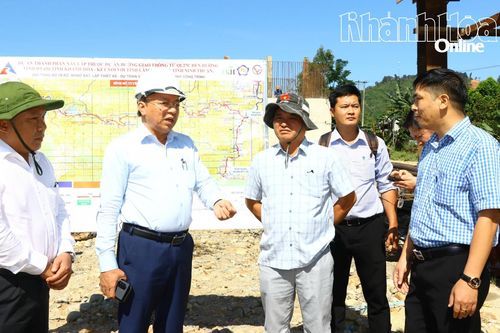 Bảo đảm tiến độ Đường giao thông từ Quốc lộ 27C đến đường tỉnh ĐT.656