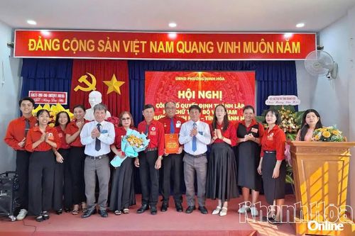Đại hội thành lập Hội Chữ thập đỏ phường Ninh Hòa lần thứ I