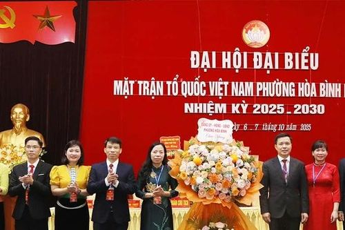 Đại hội MTTQ Việt Nam phường Hòa Bình lần thứ I, nhiệm kỳ 2025–2030