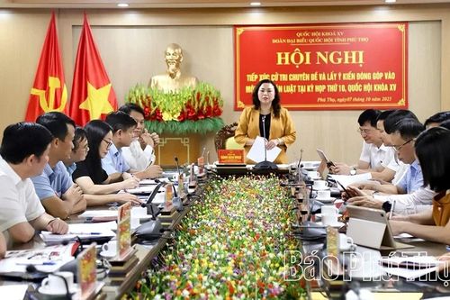 Lấy ý kiến góp ý vào Dự thảo Luật Viên chức (sửa đổi) và Luật Báo chí (sửa đổi)