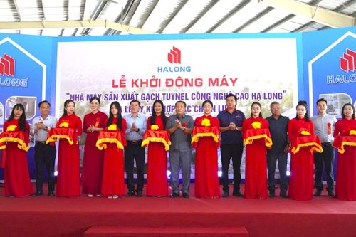 Khởi động nhà máy gạch tuynel công nghệ cao Hạ Long