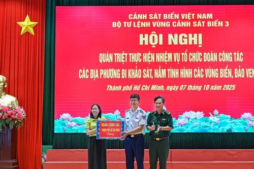 Bộ Tư lệnh Vùng Cảnh sát biển 3 tổ chức đoàn khảo sát các vùng biển, đảo