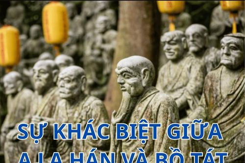 Sự khác nhau giữa A la hán và Bồ tát