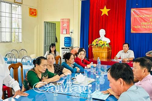 Mặt trận lắng nghe ý dân