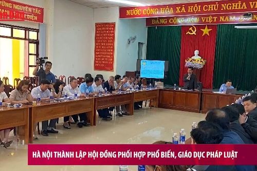 Hà Nội thành lập Hội đồng Phối hợp phổ biến, giáo dục pháp luật