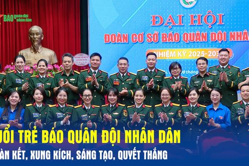Tuổi trẻ Báo Quân đội nhân dân đoàn kết, xung kích, sáng tạo, quyết thắng