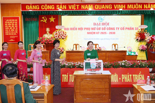 Phụ nữ Công ty Cổ phần 32 (Tổng cục Hậu cần - Kỹ thuật) phấn đấu nâng cao năng lực số