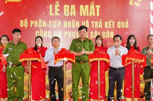 Công an phường Sài Gòn ra mắt bộ phận một cửa
