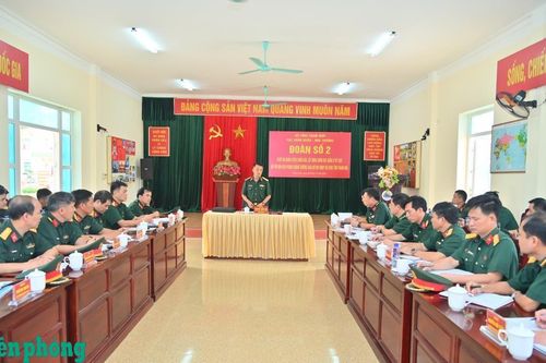 Bộ Tổng Tham mưu kiểm tra công tác huấn luyện chiến đấu, xây dựng chính quy, quản lý kỷ luật tại Đồn Biên phòng Hoằng Trường