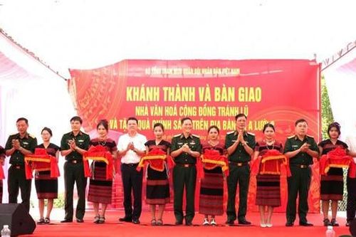 Khánh thành Nhà văn hóa cộng đồng kết hợp tránh lũ ở Huế